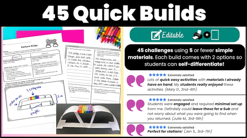 Quick STEM Challenges Bundle: Low Prep Activities, Homeschool ...