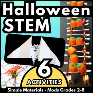 Halloween STEM Challenge: 6 Aktivitäts-Downloads (Klassen 2-8)