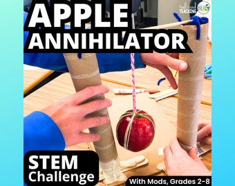 Apple Annihilator STEM Activity Download | Fall STEM Activity | Homeschool | Stem Challenge | STEAM | Back To School Stem | Law of Motion