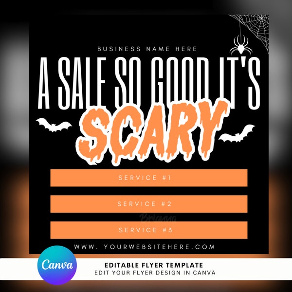 Editable Halloween special flyer, Halloween sale template, October book now braids, hair, lash, nails, wig install DIY flyer template