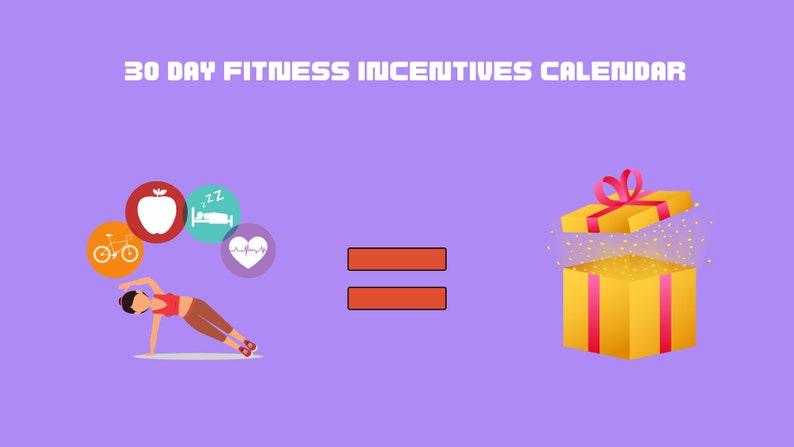 Useful Exercise Incentives 30 Day Fitness Challenge - Etsy