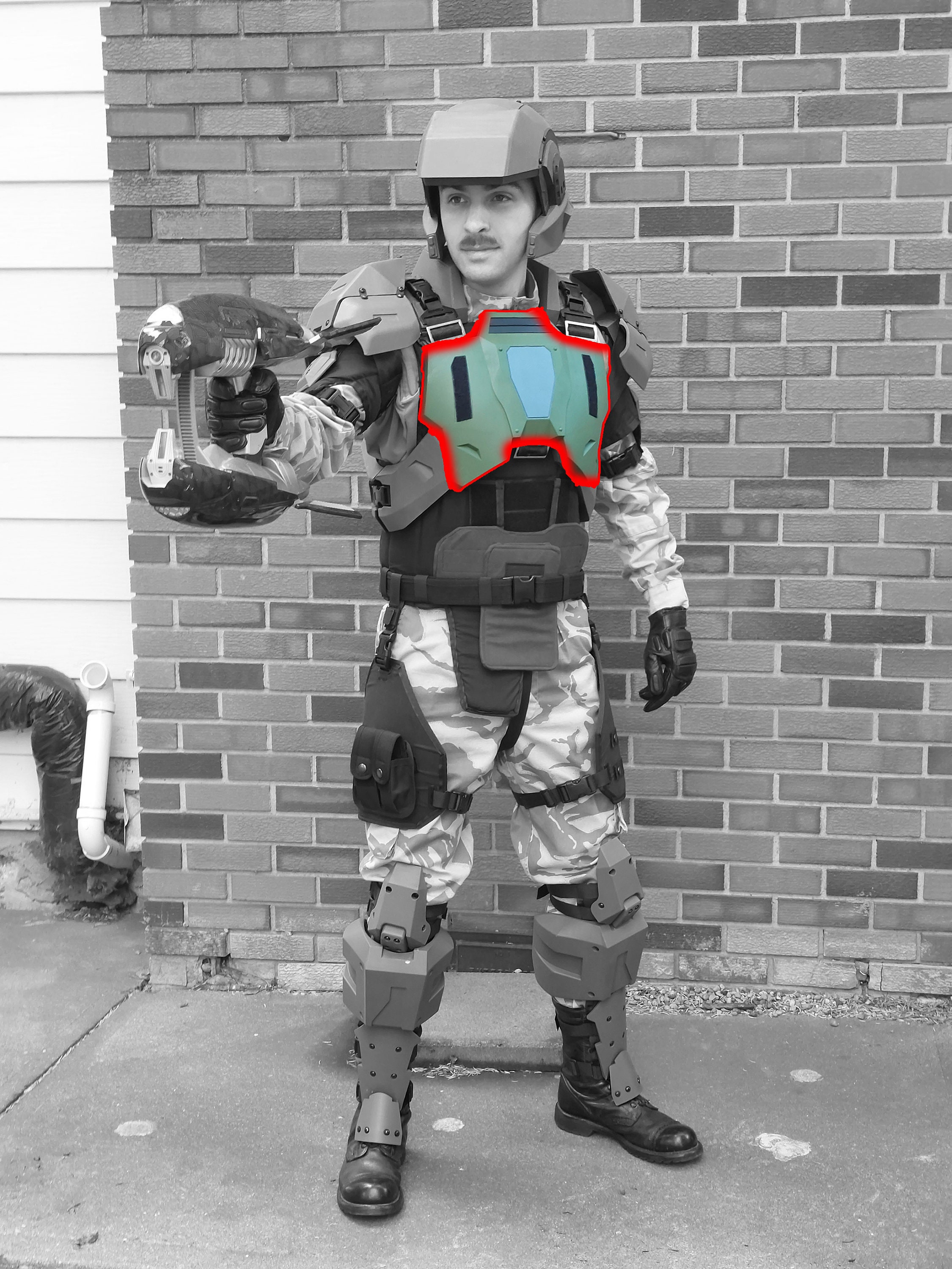 Halo Marine Style Chest Plate Only Etsy