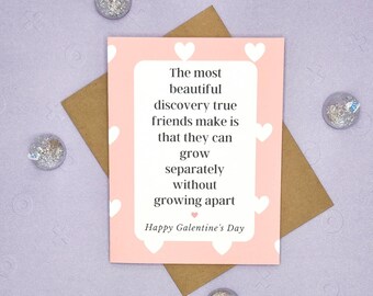 Galentine's Day Card-Holiday Card-Greeting Cards-True Friends Cards