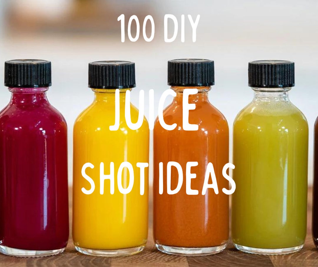 100 Cold Pressed Wellness Juice Shot Recipes Instant Download - Etsy
