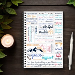 Bible Verse Catholic Prayer Journal for Women, Bible Study Journal, Catholic Notebook, Christian Prayer Diary, Catholic Gifts for Women