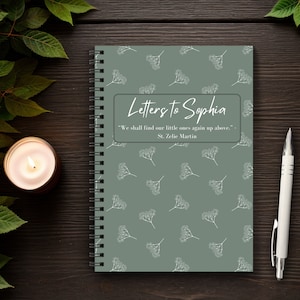 Diario de duelo personalizado, diario de recuerdo de aborto espontáneo, regalo para madres en duelo, pérdida de un bebé, pérdida de un niño, regalo conmemorativo por pérdida de un mortinato