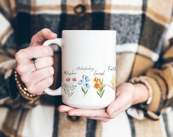 Gifts of the Holy Spirit Mug: Teen Baptism Gift, Catholic Confirmation Gifts for Girls & Women