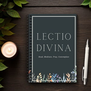 Lectio Divina Catholic Prayer Journal for Women, Catholic Prayer Notebook, Bible Study Journal, Catholic Mom Gift, Catholic Gift for Women