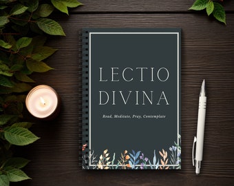 Lectio Divina Catholic Prayer Journal for Women, Catholic Prayer Notebook, Bible Study Journal, Catholic Mom Gift, Catholic Gift for Women