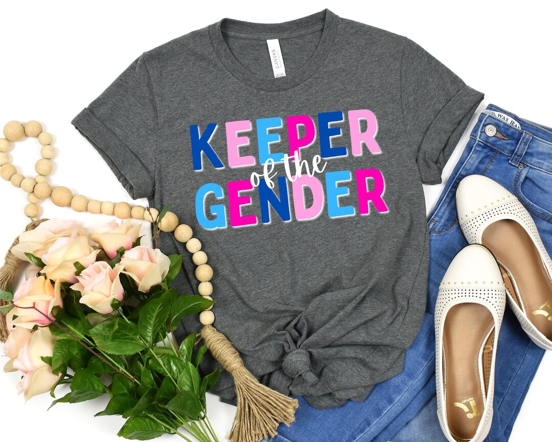 Keeper of the Gender Tee - Gender Reveal - Secret Gender - Etsy