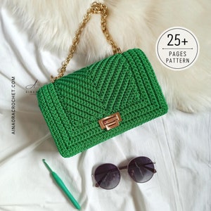 Crochet Bag Pattern PDF Bag Crochet Pattern Crochet Bag Tutorial How To Make Crochet Bag DIY Crochet Handbag Elegant Crochet Purse Pattern