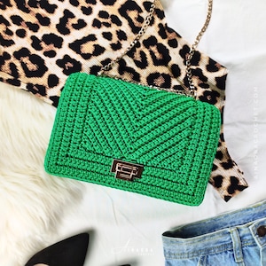 Crochet Bag Pattern PDF Bag Crochet Pattern Crochet Bag Tutorial How To Make Crochet Bag DIY Crochet Handbag Elegant Crochet Purse Pattern