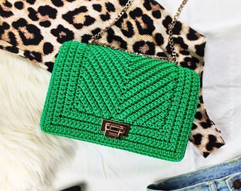 Crochet Bag Pattern PDF Bag Crochet Pattern Crochet Bag Tutorial How To Make Crochet Bag DIY Crochet Handbag Elegant Crochet Purse Pattern