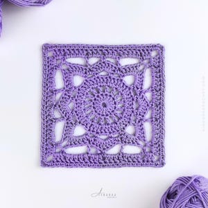 Willow Granny Square Crochet Pattern Video Tutorial Crochet Granny Square PDF Pattern Crochet Video Tutorial Granny Square Willow Pattern