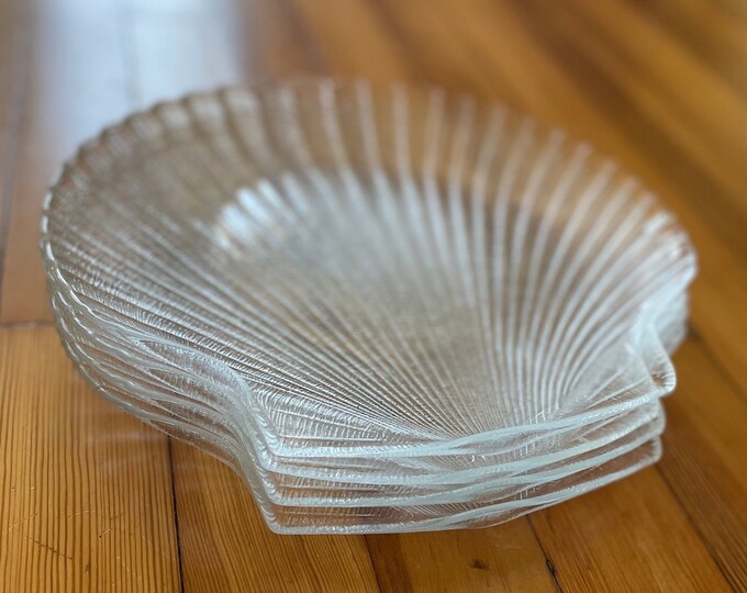 Shellshaped Dinner Plates set of 4 Etsy