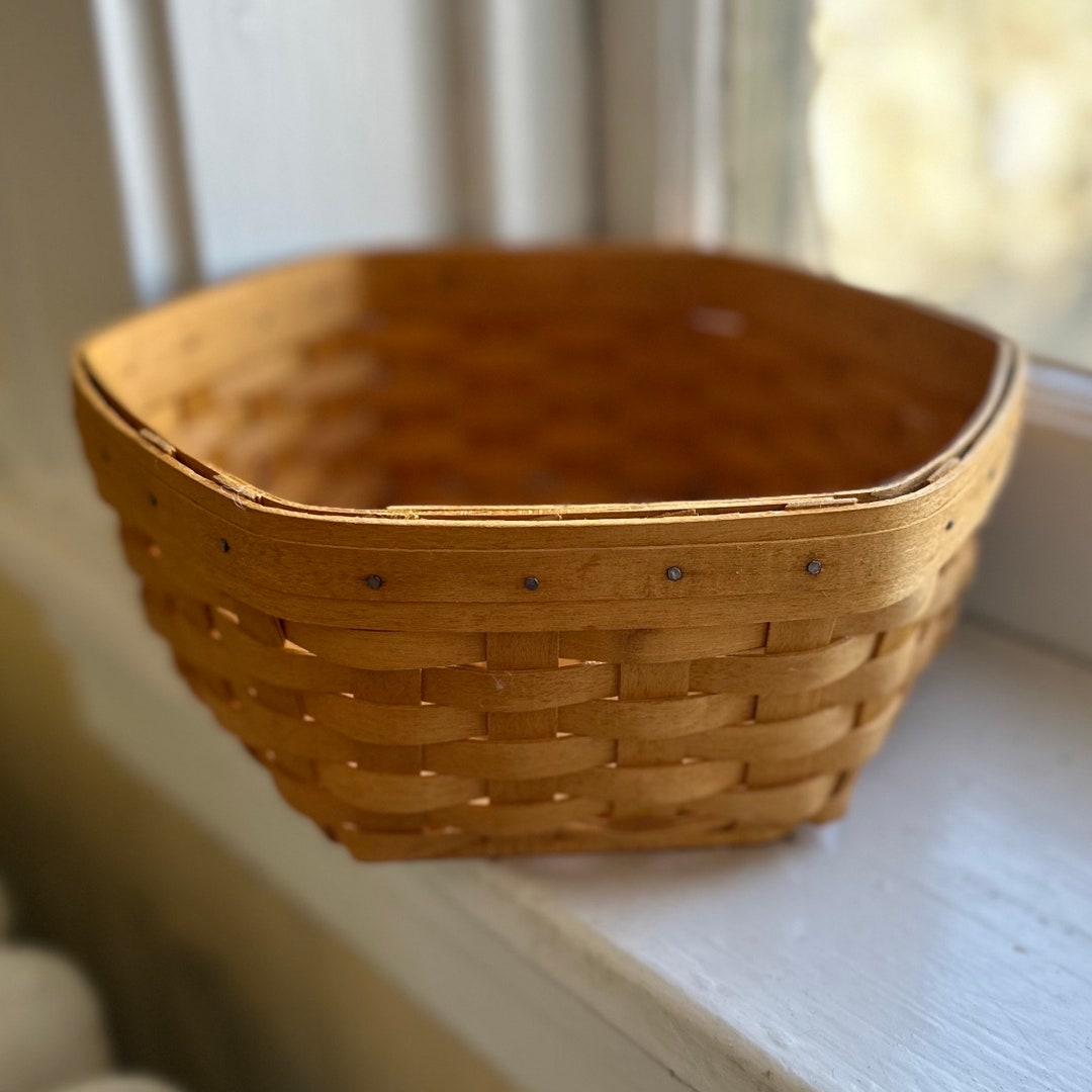 Longaberger 1998 Hexagon 10 Generations Basket Etsy