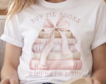 Buy Me Books and Tell me I’m Pretty PNG | Digital download | Popular books png | valentines png | Buy me books