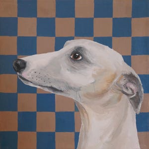 Custom Dog Portrait Oil Painting