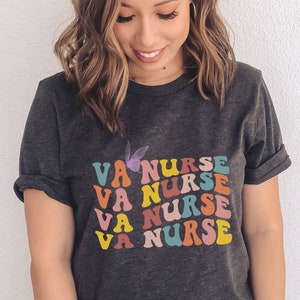 Retro VA Nurse Shirt, Veterans Affairs Nurse Tshirt, , Military Nurse Shirt, VA Nurse Gift,  Nurse Life Shirt, Nurse Appreciation Gift