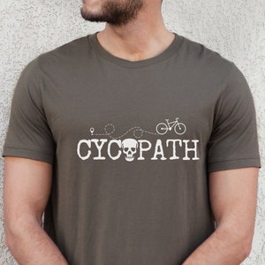 Cycopath Halloween Shirt, Gifts for Bike Rider, Cycling Shirt for men, Biking T Shirt, Bike Lover Shirt, Bicycle Gift, Mountain Biker Shirt