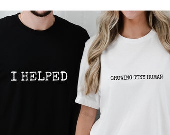 Couple Pregnancy Announcement, We're Pregnant Shirt, Couple Pregnancy Shirts, New Dad Shirt Dad Announcement, Funny Pregnancy Announcement