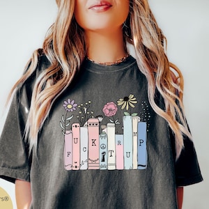 Chemise subtile anti-atout pour les amateurs de lecture, chemise politique Comfort Colors®, chemise libérale FDT, chemise démocrate, chemise anti MAGA, chemise féministe