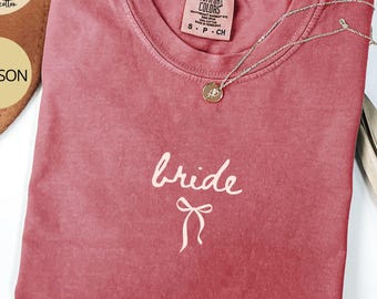 Comfort Colors Bride Shirt Bride to be Shirt Bachelorette Party TShirt Bridal Party Shirt Bride T Shirt Bride T-Shirt Bride Tee Bride Tshirt