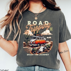 Comfort Colors® Desert Shirt, Cactus Plants Shirt, Road Trip Shirt, Retro Adventure Shirt, Arizona Shirt, Cactus Scene Shirt, Western Shirt