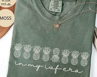 IVF Shirt Comfort Colors®, Ivf Mom Gift, Positive Vibes Only Ivf Miracle Shirt, Infertility Gifts, ivf Pregnancy Gift, Ivf Transfer Day Tee