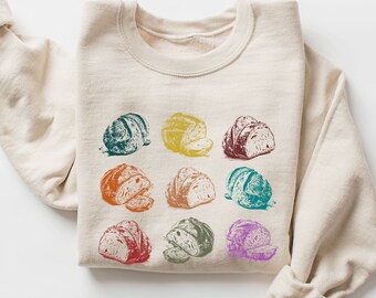 Vintage Sourdough Baker Sweatshirt, Retro Sourdough Starter T-Shirt, Bread Baking Sweatshirt, Gift for Sourdough Mom, Gift for Baking Lovers