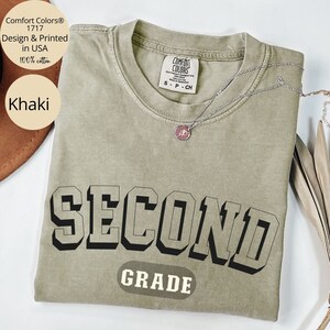 Comfort Colors® Second Grade Teacher Shirt, 2nd Grade Teacher Shirt, 2nd Grade T-Shirt, Second Grade TShirt, Elementary School, Teaching Tee