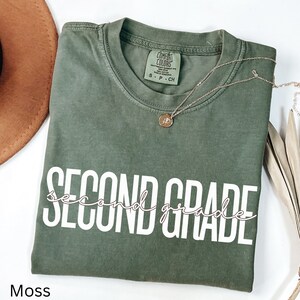 Comfort Colors® Second Grade Teacher Shirt, 2nd Grade Teacher Shirt, 2nd Grade T-Shirt, Second Grade TShirt, Elementary School, Teaching Tee