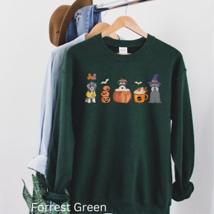 Halloween Schnauzer Lover Sweatshirt, Pumpkin Schnauzer Mom Halloween Shirt, Schnauzer Dad Halloween, Fall Sweatshirt for Schnauzer Lovers