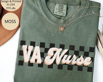 VA Nurse Shirt Comfort Colors®, Veterans Affairs Nurse Tshirt, Millitary Nurse Tee, VA Nurse Gift, Nurse Life Shirt, Nurse Appreciation Gift