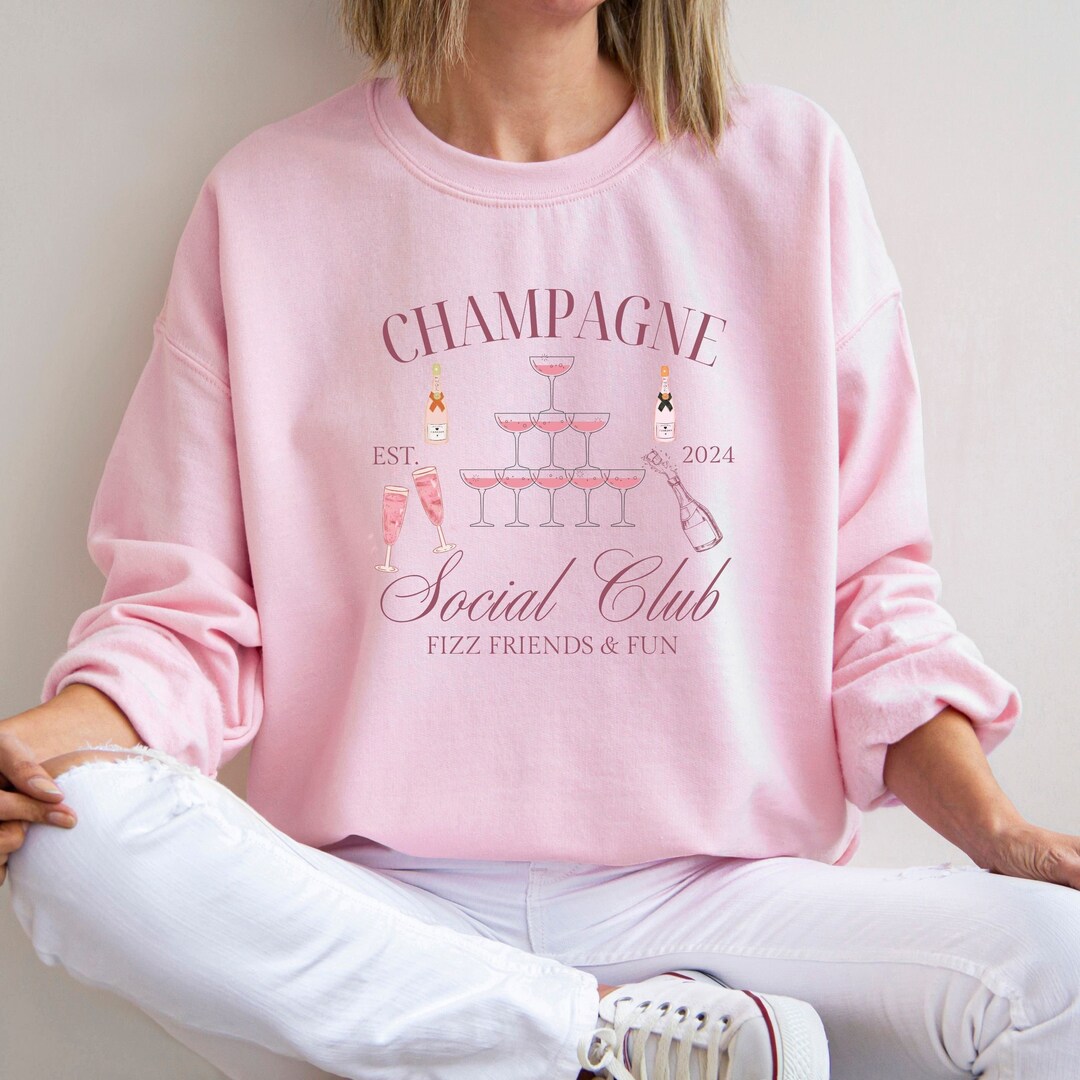 Champagne Probs Social Club Printed Sweatshirt main image 1