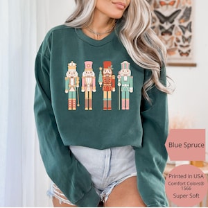 Comfort Colors® Nutcracker Sweatshirt, Merry Christmas Sweatshirt ...