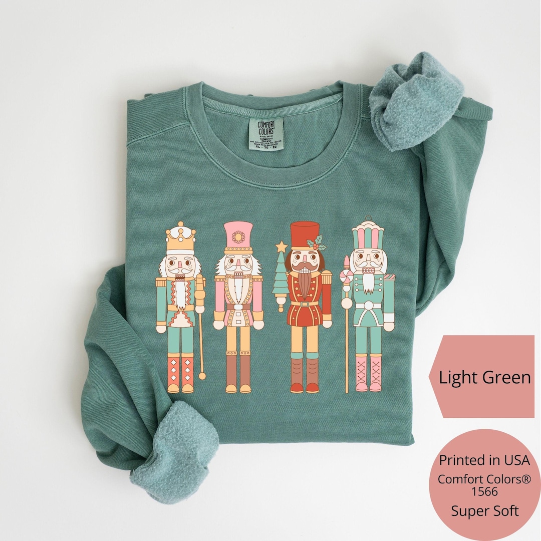 Comfort Colors® Nutcracker Sweatshirt, Merry Christmas Sweatshirt ...