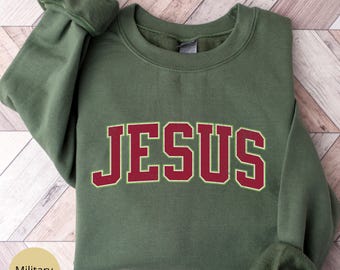 Jesus Sweatshirt, Christmas Gift for Christian, Bible Verse Jesus Lover Sweatshirt, Religious Shirt, Christian Sweatshirt, Religious Shirt