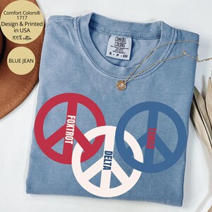 Chemise subtile anti-atout Chemise 4 juillet Comfort Colors®, chemise politique drôle, chemise libérale FDT, chemise démocrate, chemise jour de l&#39;indépendance