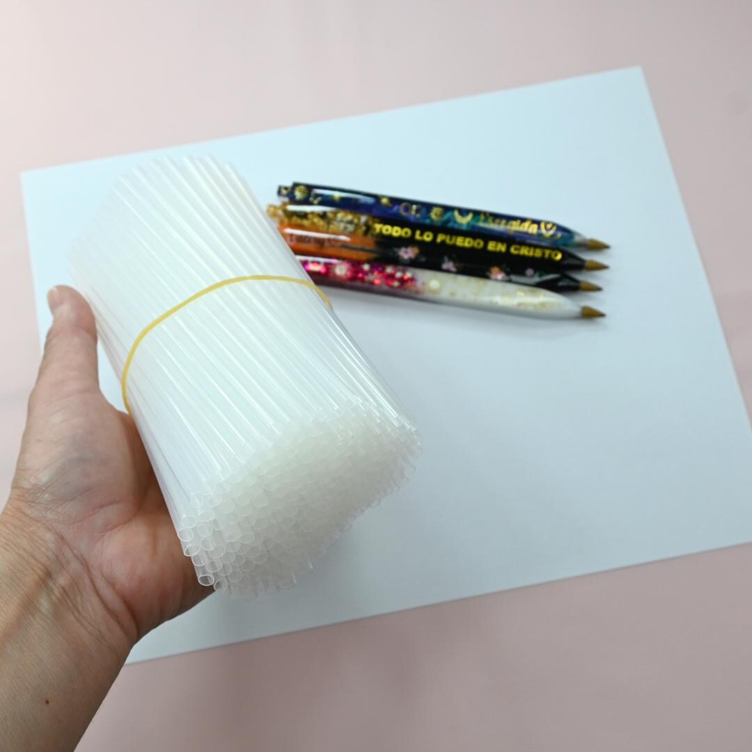 Clear Straws for Making Refillable Resin Pens. Transparent Straws for ...