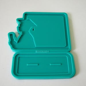 Graduation mold. Photo frame mold for making graduation souvenirs with epoxy resin. Mold for graduation souvenir photo frames.