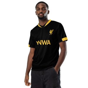 Liverpool FC - LFC - Reds - Black and Gold - unisex sports jersey