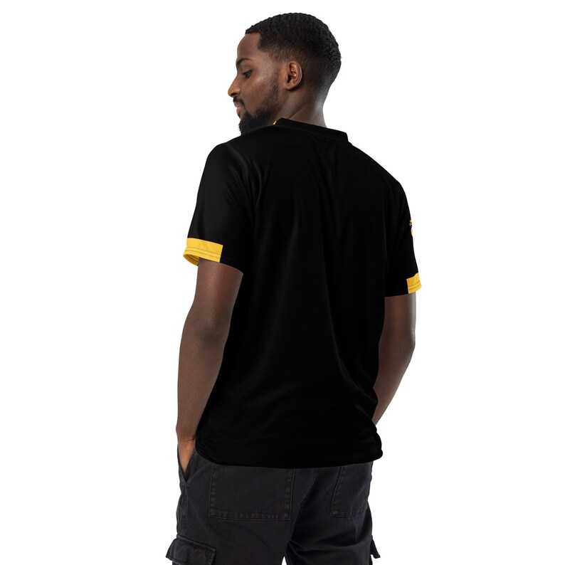 Liverpool FC - LFC - Reds - Black and Gold - unisex sports jersey