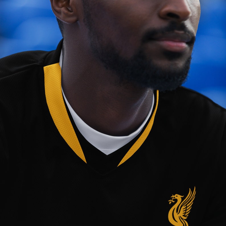 Liverpool FC - LFC - Reds - Black and Gold - unisex sports jersey