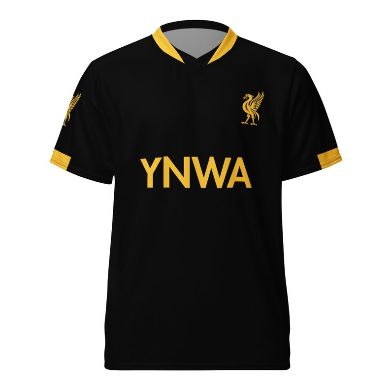 Liverpool FC - LFC - Reds - Black and Gold - unisex sports jersey