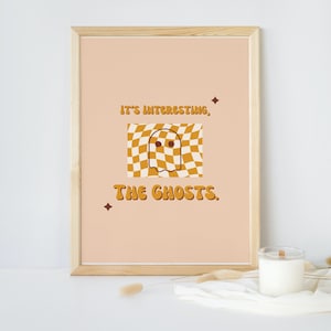 Geistertour, ich denke, du solltest gehen, druckbare Wandkunst - digitaler Download, ITYSL, Trendy Poster