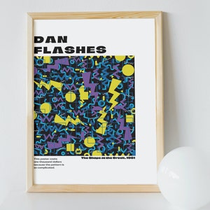 Dan Blitze, ich denke, du solltest gehen, druckbare Wandkunst - Digital Download, Retro, Album Cover Poster