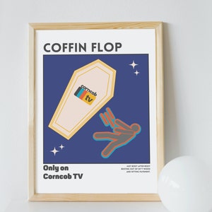 Sarg Flop, I Think You Should Leave Inspiriert druckbare Wandkunst - digitaler Download, Retro Print