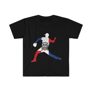 Dominican Republic Baseball Unisex Softstyle T-Shirt
