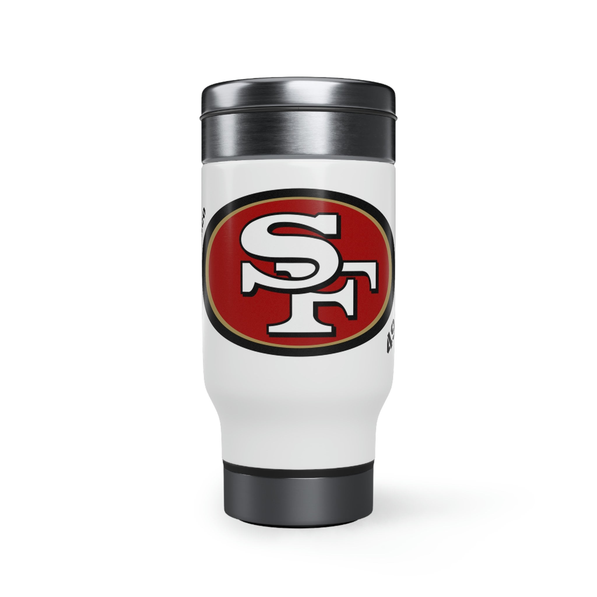 San Francisco 49ers Insulated 18oz Stainless Travel Mug - Sunburst  Reflections
